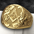 Freemason signet rings