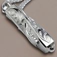 Custom silver pendant